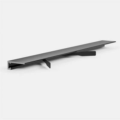 Щелевой плинтус Pro Design MINI 7067 RAL 9005 Черный