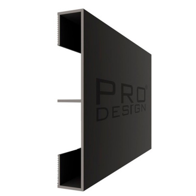 Вставка плинтус 1964 для плинтуса Pro Design 2,7 м.п. (12х80 мм) Черный муар