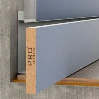 МДФ вставка в плинтус Pro Design 70 мм (матовая эмаль по RAL) — фото