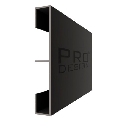 Вставка плинтус 1965 для плинтуса Pro Design 2,7 м.п. (12х70 мм) Черный муар