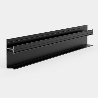 Плинтус скрытого монтажа Pro Design 7210 Черный Муар RAL 9005