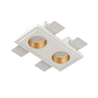 Встраиваемый потолочный светильник Stellanova LED MR16 METAL QUASAR 55 DUO FLAT BRASS