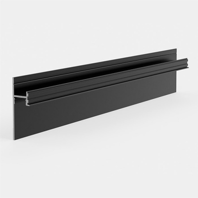 Плинтус скрытого монтажа Pro Design 7209 Черный Муар RAL 9005