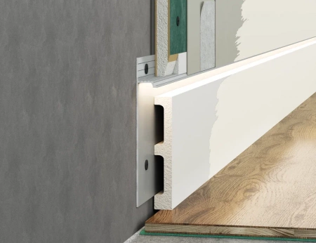 Скрытый плинтус LACONISTIQ REGULAR. Длина 3 м.п.