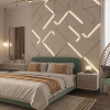 Модульная стеновая 3D панель с LED подсветкой FRACTO / АМАРОК