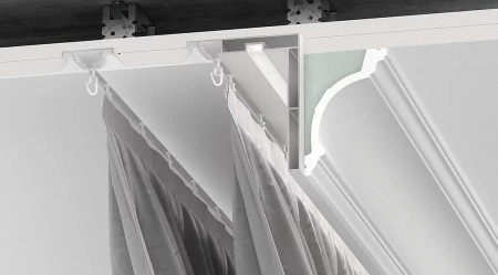 ОК 100 - скрытый карниз для гипсокартона FerGipps. Длина 2 м.п.