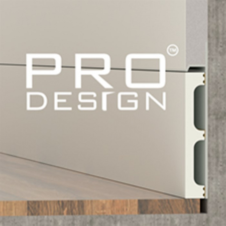 Вставка в плинтус Pro Design 80 мм (дюрополимер)