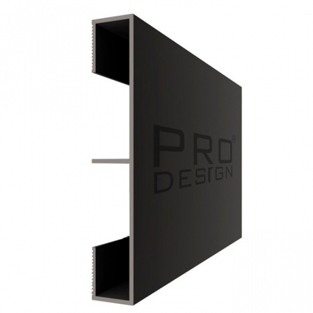 Вставка плинтус 1965 для плинтуса Pro Design 2,7 м.п. (12х70 мм) Черный муар