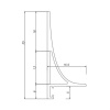Плинтус Pro Design Corner L 584 Плинтус Pro Design Corner L 584