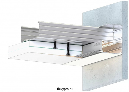 Flexy GIPS KONTUR 01 - контурный профиль для гипсокартона. Длина 2 м.п.