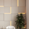 Модульная стеновая 3D панель с LED подсветкой  QUADRO / АМАРОК