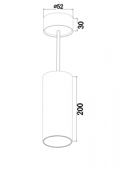 Подвесной светильник Technical P071PL-L12W4K