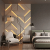 Модульная стеновая 3D панель с LED подсветкой АМАРОК / PRIZMA