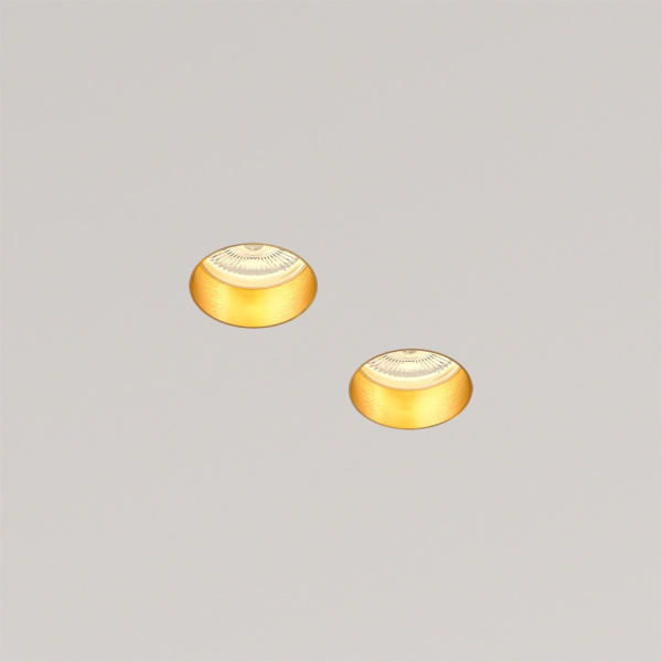 Встраиваемый потолочный светильник Stellanova LED MR16 METAL QUASAR 55 DUO FLAT BRASS