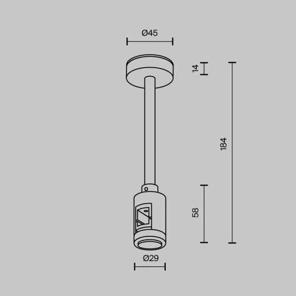 Комплектующие для трековой системы Technical TRA156C-SL1-BS