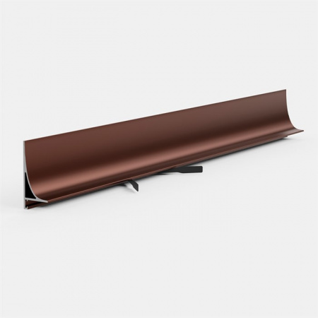 Плинтус Pro Design Corner L 584 Анодированный коньяк