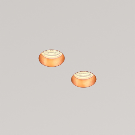 Встраиваемый потолочный светильник Stellanova LED MR16 METAL QUASAR 55 DUO FLAT COPPER