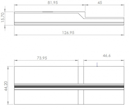 Адаптер  для скрытого короба. Комплект 2 шт.