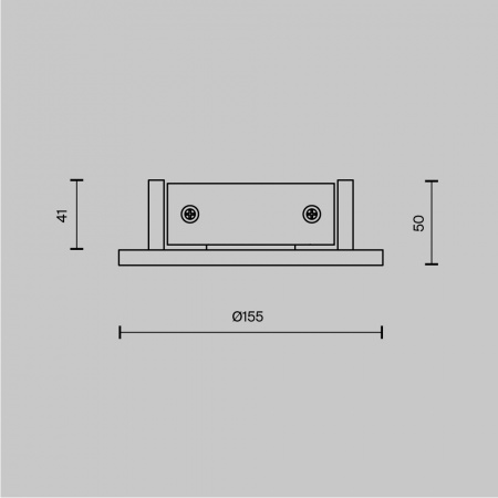 Настенный светильник (бра) Technical C123-WL-02-3W-W