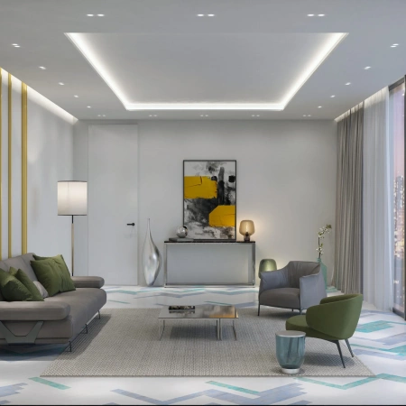 БК 100 - Профиль для перехода уровня потолка из гипсокартона FerGipps. Длина 2 м.п.