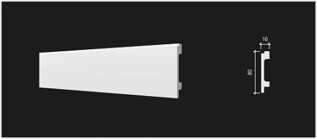 Плинтус DD723 16х80х2000мм.