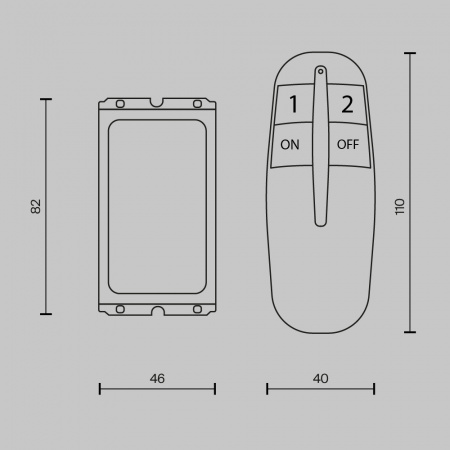 Пульт для управления освещением Technical MRC002B