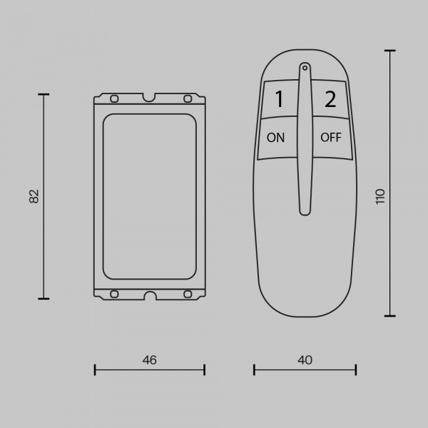 Пульт для управления освещением Technical MRC002B