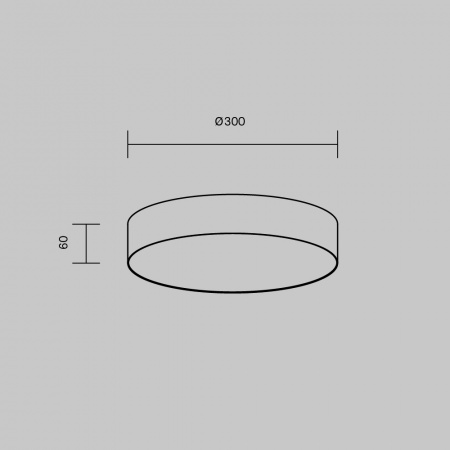Потолочный светильник Technical C032CL-36W4K-RD-B