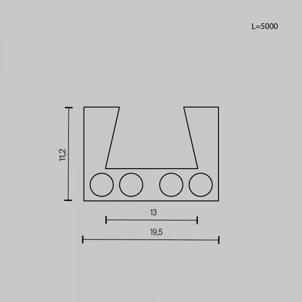 Шинопровод Technical TRX160-115B