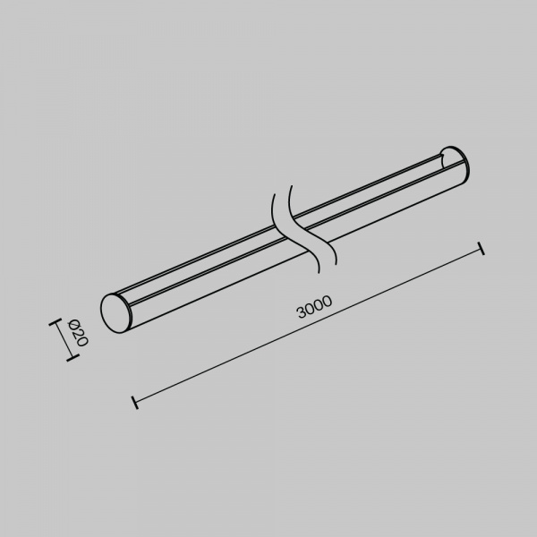 Комплектующие для текстильной подвесной системы Technical TRA130SR-3B
