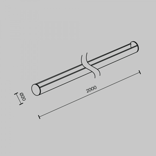 Комплектующие для текстильной подвесной системы Technical TRA130SR-2B