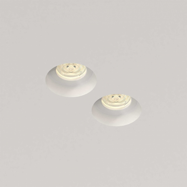 Потолочный гипсовый светильник Stellanova IZAR 80 DUO FLAT