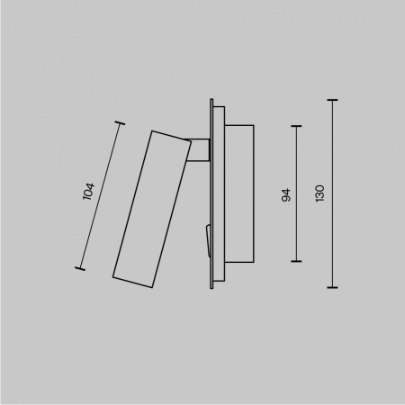 Настенный светильник (бра) Technical C175-WL-01-6W-W