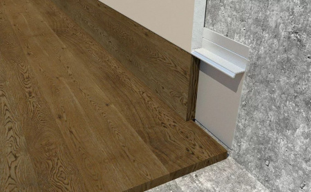 Скрытый плинтус СП-02. Длина 2,7 м.п.