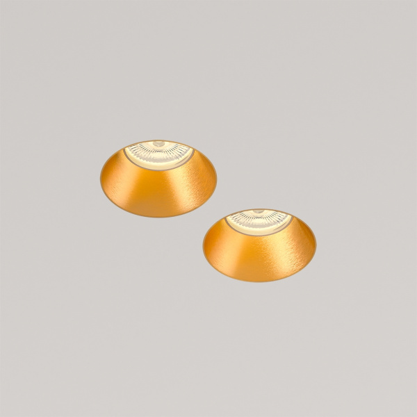 Встраиваемый потолочный светильник Stellanova LED MR16 METAL QUASAR 80 DUO BRASS