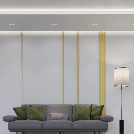 БК 100 - Профиль для перехода уровня потолка из гипсокартона FerGipps. Длина 2 м.п.