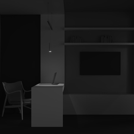 Трековый подвесной светильник Technical TR041-2-12W4K-W