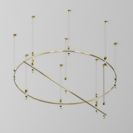 Шинопровод накладной/подвесной Technical TRX154-2SR-D1500-BS