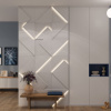 Модульная стеновая 3D панель с LED подсветкой FRACTO / МИЛК