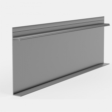 Плинтус скрытого монтажа Pro Design Universal 235 не анод. алюминий