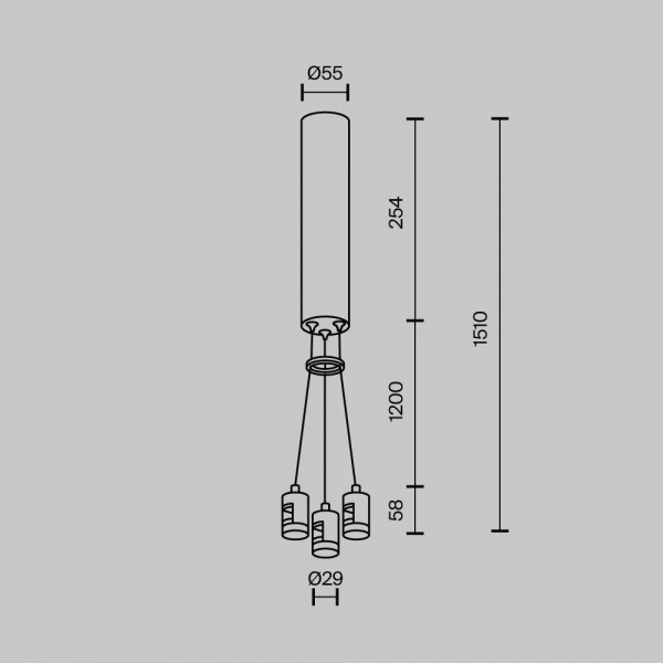 Комплектующие для систем освещения с токоведущими элементами Technical TRA154SW-BB-R-PT