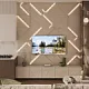 Модульные 3D панели для стен с LED подсветкой