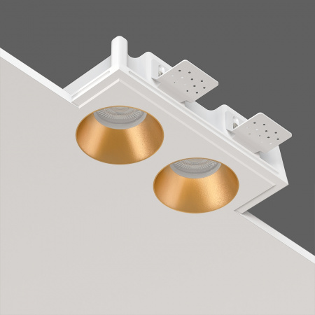 Встраиваемый потолочный светильник Stellanova LED MR16 METAL QUASAR 80 DUO BRASS