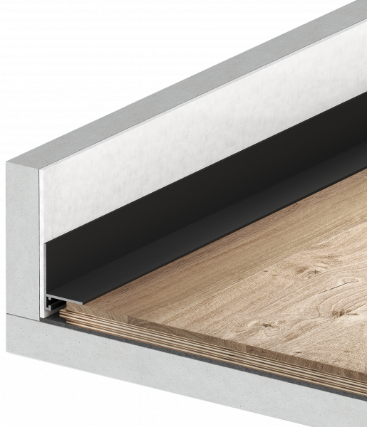 Микроплинтус МП-17. Длина 2 м.п. 6 пружин.