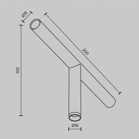 Светильник Technical C102CL-3W3-6K-B