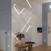 Модульная стеновая 3D панель с LED подсветкой FRACTO / МИЛК