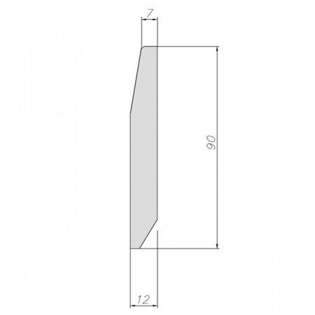 МДФ плинтус Pro Design Nova грунт под покраску 12х90 мм