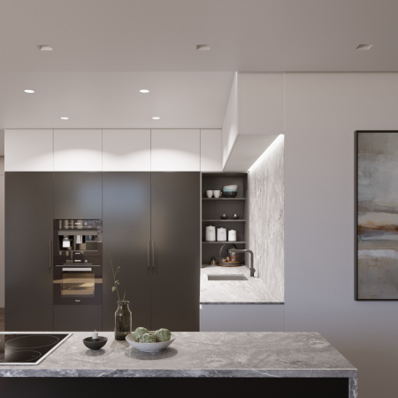 Потолочный гипсовый светильник Stellanova MAIA 80 FLAT