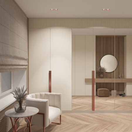 Встраиваемый потолочный светильник Stellanova LED MR16 METAL QUASAR 80 DUO COPPER