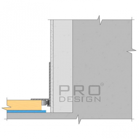 Щелевой плинтус Pro Design Mini L 601 Щелевой плинтус Pro Design Mini L 601
